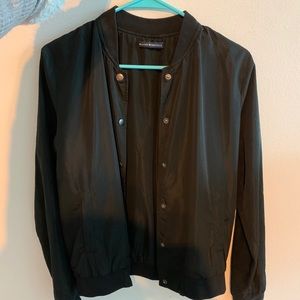 Brandy Melville sleek black bomber